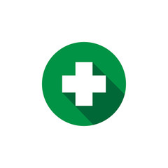 First aid icon design template vector isolated