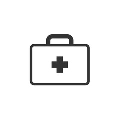 First aid icon design template vector isolated