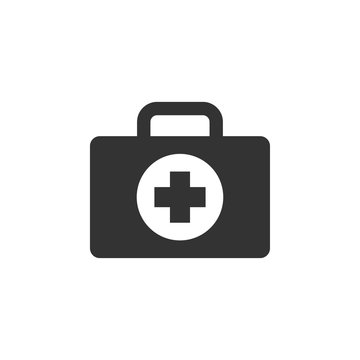 First aid icon design template vector isolated