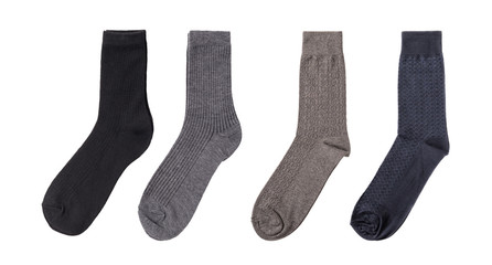 Socks isolated on white background