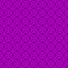 Seamless Pattern With Abstract Geometric Style. Repeating Sample Figure And Line. Vector illustration. Purple color