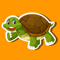 A simple turtle sticker
