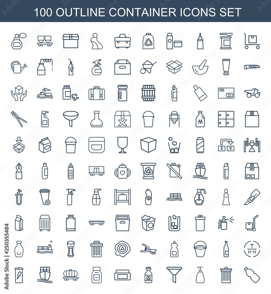 Canvas Prints container icons