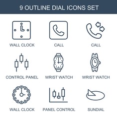 dial icons