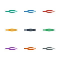 tweezers icon white background
