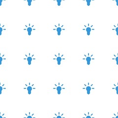 bulb icon pattern seamless white background