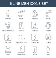 16 men icons
