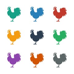 chicken icon white background