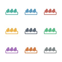 sprout plants icon white background