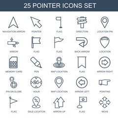 25 pointer icons