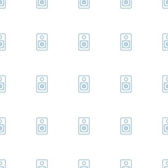 loudspeaker icon pattern seamless white background