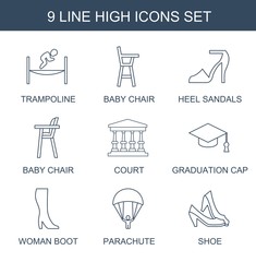 9 high icons