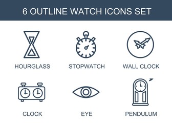 6 watch icons