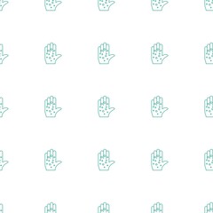 arm rash icon pattern seamless white background