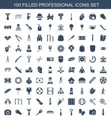 100 professional icons