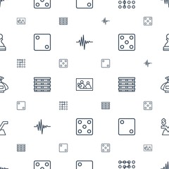 square icons pattern seamless white background
