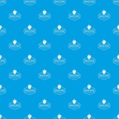 Raspberry pattern vector seamless blue repeat for any use