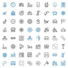 Fototapeta premium wheel icons set