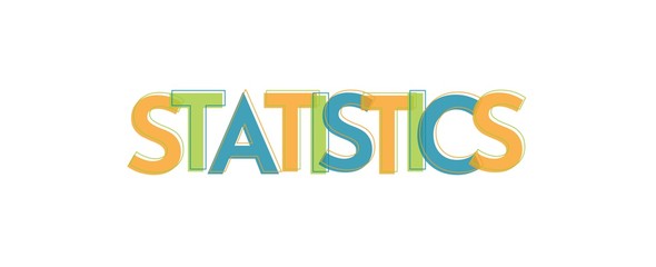 Statistics word concept