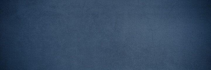 Background wall of aged textured old plaster blue.