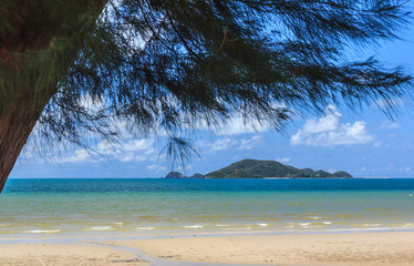 Beautiful beach and sky.