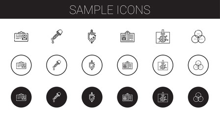 sample icons set