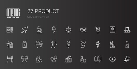 product icons set