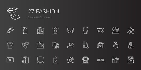 fashion icons set