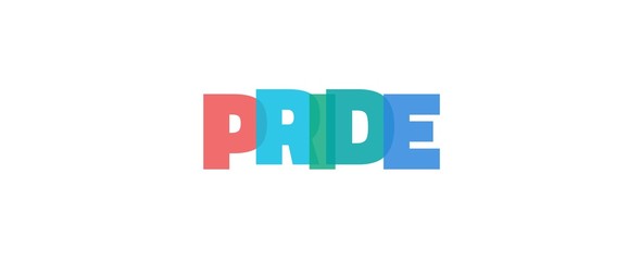 Pride word concept
