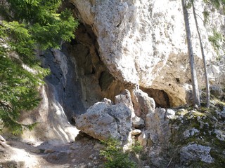 Bärenschützklamm Prügelweg im Winter