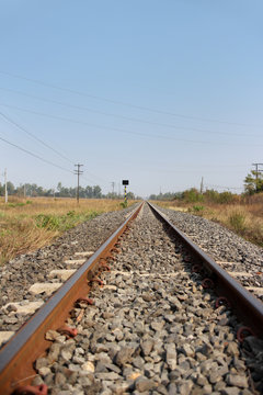 railway in countryside