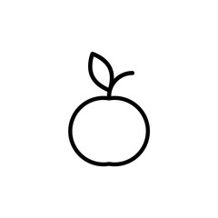 Apple icon. vector illustration