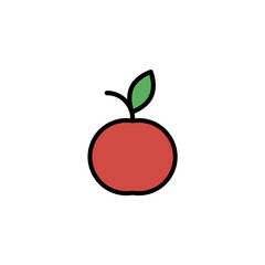 Apple icon. vector illustration