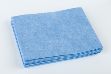 Kitchen wipes cloth isolated. Selective focus.