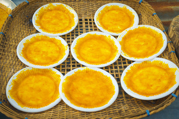 lemons in a bowl, Mango's processed food, Fruit food background, Processed food of mango on wooden sieve.