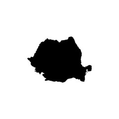 map of Romania. Vector illustration