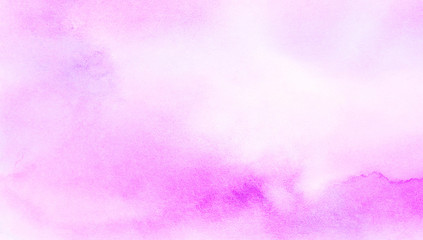 Abstract magenta shades aquarelle illustration. Watercolor canvas for creative grunge design,...