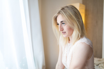 Naklejka premium junge Frau im Body