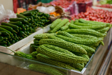 Vegetables at a grocery store