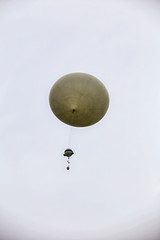 Meteorological probe on the white ball
