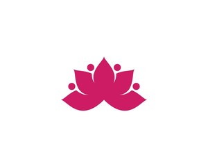  Lotus flowers logo Template