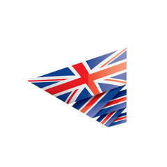 United Kingdom flag, vector illustration on a white background