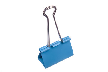 Paper clip isolated on white background