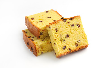 Sweet cookies isolated on a white background