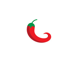 chili logo template vector icon illustration design