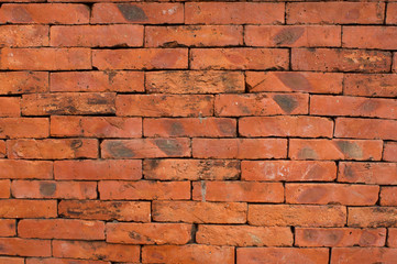 Red brick vintage background