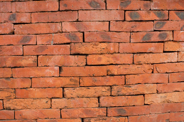 Red brick background