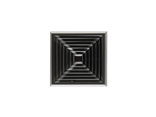 Square Ceiling Diffuser,4 way supply ceiling air diffuser, Air louver ceiling diffuser - Supply air diffuser isolated on white background with clipping path.