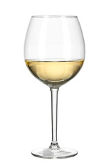 wine glass isolated on white background