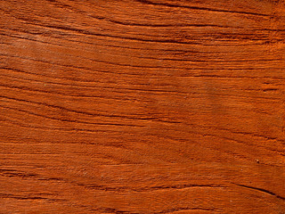 Empty wooden table background texture with sunlight on surface, top view